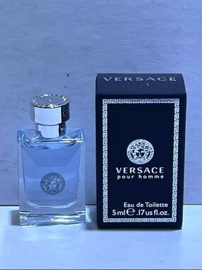 Versace Pour Homme - Light Blue & Silver Mini Bottle